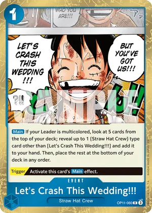 Let's Crash This Wedding!!!
