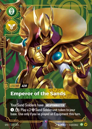Azir - Emperor of the Sands (Metal)