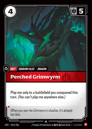 Perched Grimwyrm