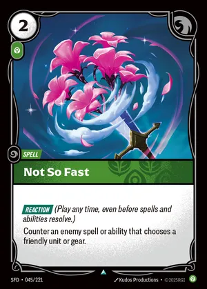 Not So Fast