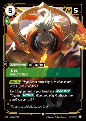 Jax - Unmatched (Alternate Art)