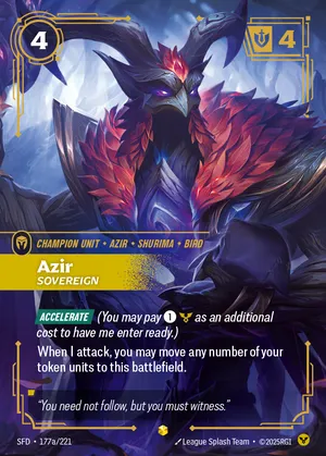 Azir - Sovereign (Alternate Art)