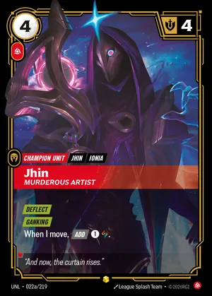 Jhin - Murderous Artist (Alternate Art)