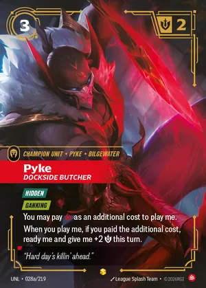 Pyke - Dockside Butcher (Alternate Art)