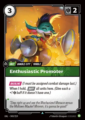 Enthusiastic Promoter