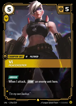 Vi - Peacekeeper (Alternate Art)