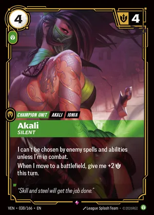 Akali, Silent