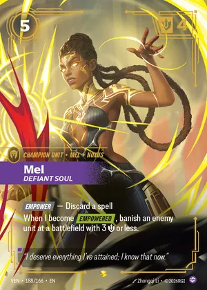 Mel, Defiant Soul